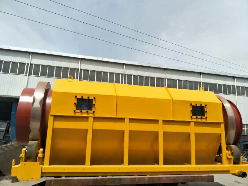 鵝卵石、木屑、垃圾使用滾筒篩分篩石較多