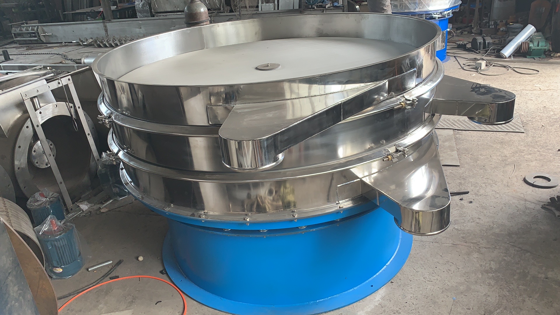 洗衣粉除雜分級篩選擇圓盤自清理振動(dòng)篩效果好